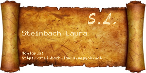 Steinbach Laura névjegykártya